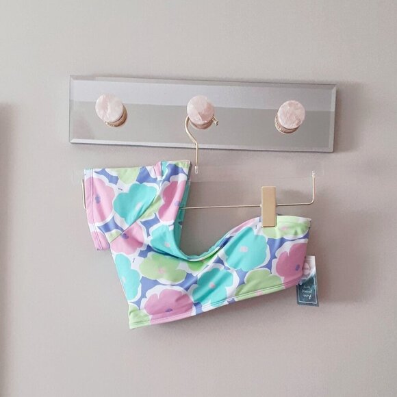 NWT Eidon floral print cap sleeve tankini & bikini bottom set, S - Picture 11 of 16